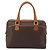 Céline CELINE Macadam Canvas Boston Bag PVC Leather Brown Gold - vista 2