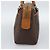 Céline CELINE Macadam Canvas Boston Bag PVC Leather Brown Gold - vista 4