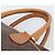 Céline CELINE Macadam Canvas Boston Bag PVC Leather Brown Gold - vista 8