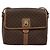 Céline CELINE Macadam Canvas Circle Shoulder Bag PVC Leather Brown Gold - vista 13