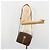 Céline CELINE Macadam Canvas Circle Shoulder Bag PVC Leather Brown Gold - vista 23