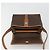 Céline CELINE Macadam Canvas Circle Shoulder Bag PVC Leather Brown Gold - vista 9