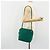 CHANEL Matelasse Chain Shoulder Bag Cotton Green Gold CC - vista 25