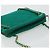 CHANEL Matelasse Chain Shoulder Bag Cotton Green Gold CC - vista 6
