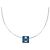 Hermès HERMES Cage De H H Cube Necklace metal Silver