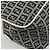 FENDI Zucchino Canvas Hand Bag Navy Silver - vista 16