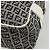 FENDI Zucchino Canvas Hand Bag Navy Silver - vista 17