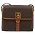 Céline CELINE Macadam Canvas Shoulder Bag PVC Leather Brown Gold - vista 13
