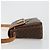 Céline CELINE Macadam Canvas Shoulder Bag PVC Leather Brown Gold - vista 4