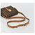 Céline CELINE Macadam Canvas Shoulder Bag PVC Leather Brown Gold - vista 7