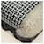 CHANEL Patchwork Tote Bag rubber Black Silver CC - vista 16