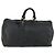 LOUIS VUITTON Epi Keepall 50 Boston Bag Black M42962 LV