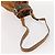 DELVAUX Shoulder Bag Leather Green Gold - vista 7