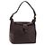 FENDI Shoulder Bag Leather Brown Gold