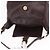 FENDI Shoulder Bag Leather Brown Gold - vista 10