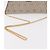 Christian Dior Honeycomb Canvas Chain Shoulder Bag PVC Black Gold - vista 6
