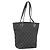 GUCCI GG Canvas Tote Bag Black Silver 31244