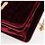 Miu Miu Matelasse Bijoux Shoulder Bag Velor Wine Red Gold - view 16