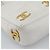 CHANEL Chain Shoulder Bag Calf Skin White Gold CC - vista 13