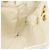 CHANEL Chain Shoulder Bag Calf Skin White Gold CC - vista 17