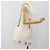 CHANEL Chain Shoulder Bag Calf Skin White Gold CC - vista 26