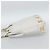 CHANEL Chain Shoulder Bag Calf Skin White Gold CC - vista 4
