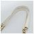 CHANEL Chain Shoulder Bag Calf Skin White Gold CC - vista 8