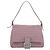 FENDI Zucchino Canvas Mamma Baguette Shoulder Bag Pink Silver - vista 13
