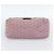FENDI Zucchino Canvas Mamma Baguette Shoulder Bag Pink Silver - vista 15