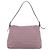 FENDI Zucchino Canvas Mamma Baguette Shoulder Bag Pink Silver - vista 2