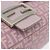 FENDI Zucchino Canvas Mamma Baguette Shoulder Bag Pink Silver - vista 21