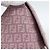 FENDI Zucchino Canvas Mamma Baguette Shoulder Bag Pink Silver - vista 4