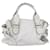 Chloé Chloe Shoulder Bag Leather 2way White Silver - vista 2