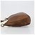 Borsa a tracolla PRADA in pelle marrone e oro, autentica 186027A - vista 4