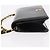 CHANEL Chain Shoulder Bag Patent Black Gold CC - vista 4