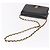 CHANEL Chain Shoulder Bag Patent Black Gold CC - vista 7
