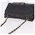 CHANEL Matelasse Chain Shoulder Bag Leather Black Gold CC - vista 6