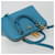 PRADA Hand Bag Saffiano leather 2way Light Blue - vista 6