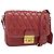 Miu Miu Shoulder Bag Leather Red Gold