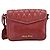 Miu Miu Shoulder Bag Leather Red Gold - vista 2