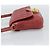 Miu Miu Shoulder Bag Leather Red Gold - vista 3