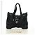 Chloé Chloe Kerala Hand Bag Leather Black Silver - vista 12
