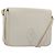 SAINT LAURENT Shoulder Bag Leather White Gold