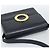 Céline CELINE Circle Shoulder Bag Leather Black Gold - vista 6