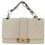 CHANEL Bolsa de Ombro Matelassé em Couro 2way Marfim Ouro Prata CC - vista 13
