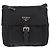 Borsa a tracolla PRADA in nylon nero e argento, autentica 189321A - vista 13