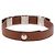 Hermès Bracciale HERMES in pelle marrone e argento, autentico bs35719A - vista 3