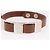 Hermès Bracciale HERMES in pelle marrone e argento, autentico bs35719A - vista 7