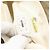 CHANEL Chain Hand Bag Leather White CC - vista 11