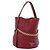 PRADA Petit Sack Hand Bag Leather Red Gold
